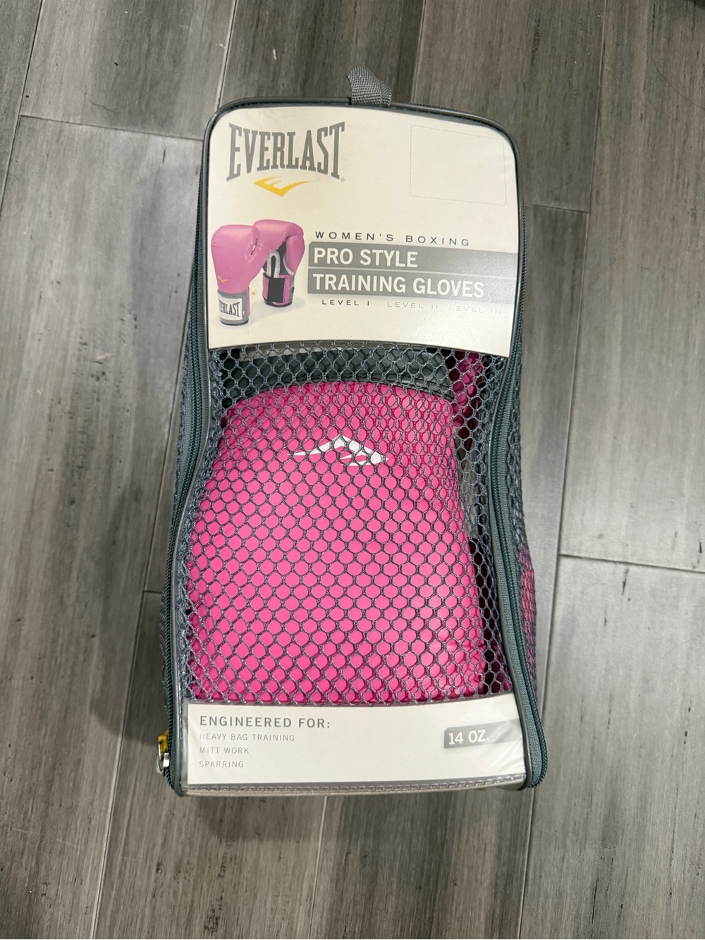 Everlast Women's Pro Style Training Gloves - Pink 14oz